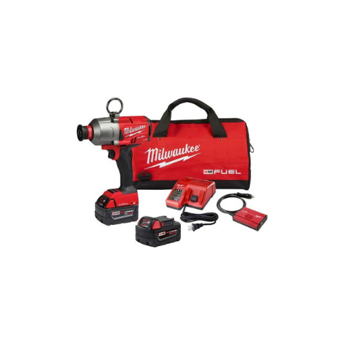 Milwaukee M18 FUEL 7/16 Inch Hex Lineman Utility High Torque Impact Wrench Kit with One Key from GME Supply